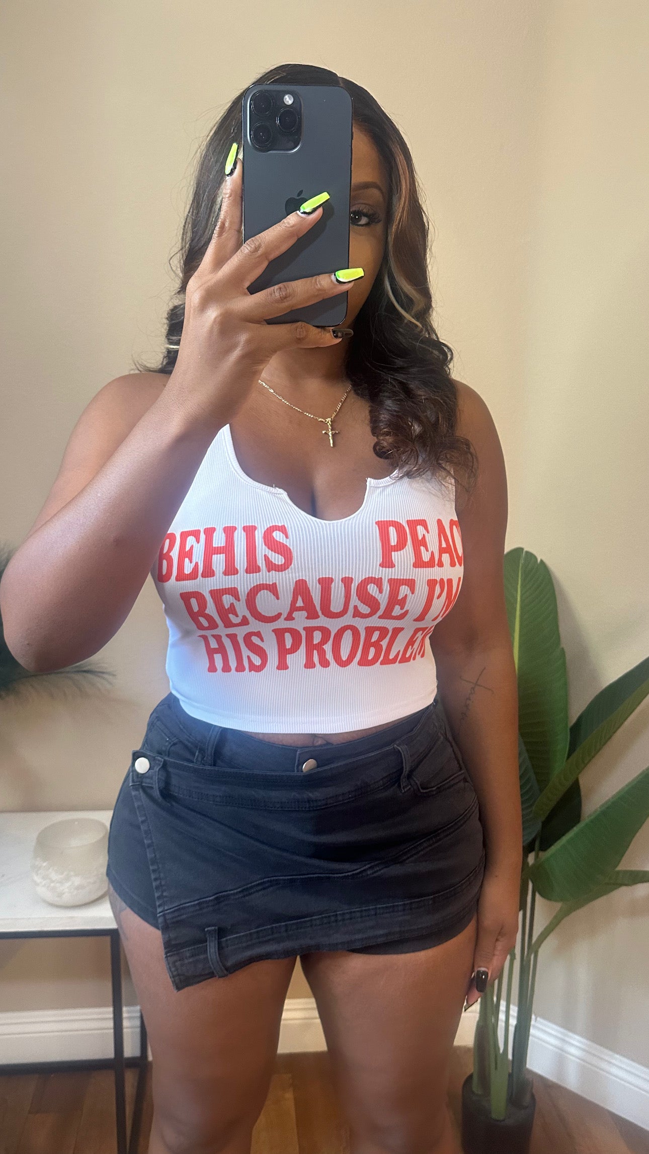 Be His Peace Cropped Tee